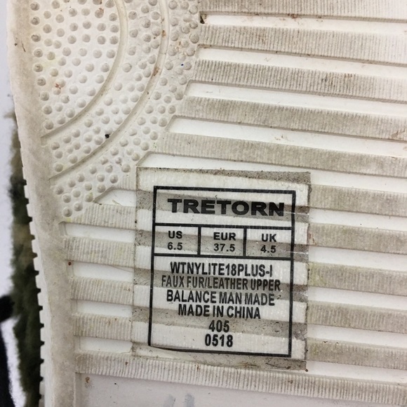 Tretorn Nylite Plus Sneakers Camo Faux Shearling Sneakers Size 6.5 - Picture 9 of 9